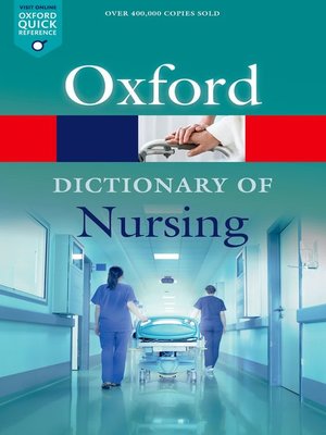 cover image of A Dictionary of Nursing